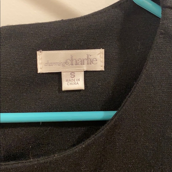 Short black, red, and white dress. Charming Charli - Picture 3 of 6